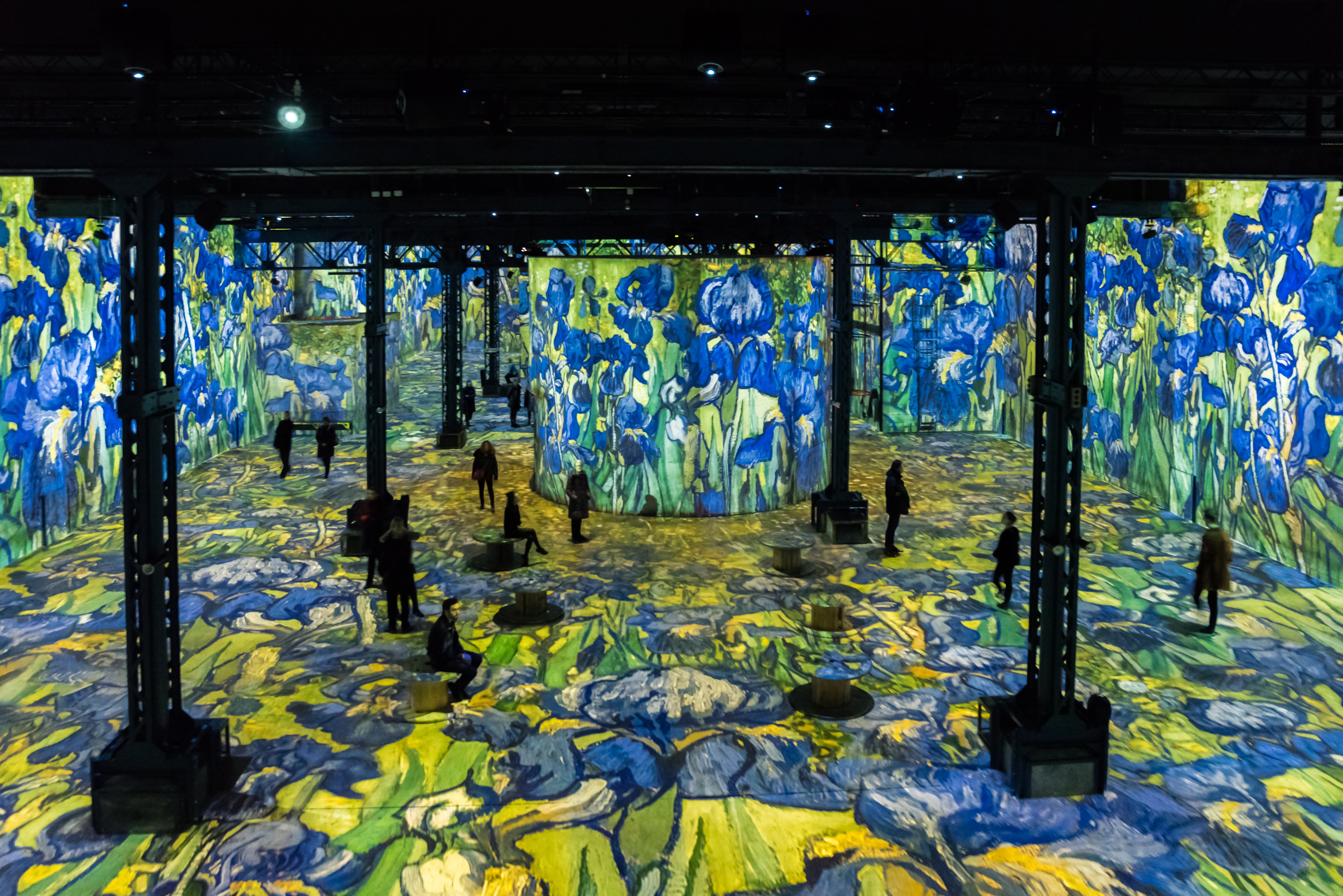 Van gogh nuit clearance étoilée atelier des lumières